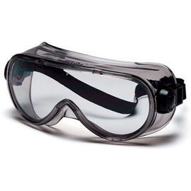 Cor à moda protetora UV do preto da prova da poeira do Eyewear plástico da segurança industrial da lente fornecedor
