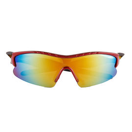 Vidros elegantes dos óculos de proteção do esporte, resistência de impacto de grande resistência de ciclagem dos óculos de sol fornecedor