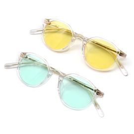Tamanho personalizado do acetato da forma óculos de sol claros para a senhora Traveling fornecedor