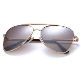 Forme metal desproporcionado óculos de sol polorized do estilo de vida para exterior fornecedor