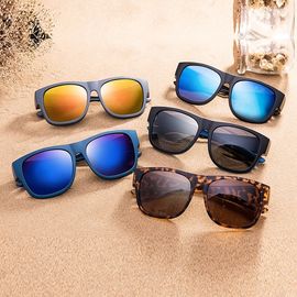Óculos de sol polarizados do estilo de vida com os óculos de sol UV do quadro do policarbonato da proteção de 100% fornecedor