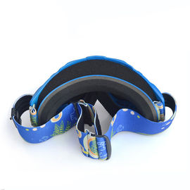Proteção confortável dos óculos de proteção UV400 do motocross com a anti correia do silicone do deslizamento fornecedor