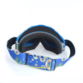 Proteção confortável dos óculos de proteção UV400 do motocross com a anti correia do silicone do deslizamento fornecedor