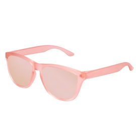 Fantasia cor-de-rosa dos óculos de sol do estilo de vida da cor com as almofadas da pinça nasal integradas da injeção fornecedor