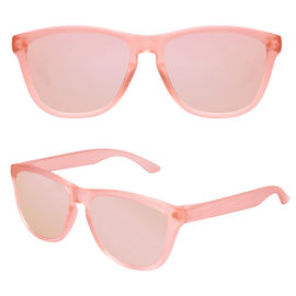 Fantasia cor-de-rosa dos óculos de sol do estilo de vida da cor com as almofadas da pinça nasal integradas da injeção fornecedor