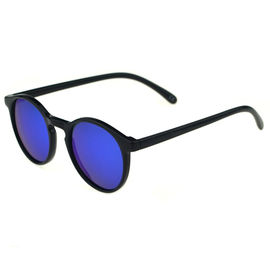 Os óculos de sol do estilo de vida da forma redonda personalizaram lentes da visão de Hd do revestimento de espelho do logotipo fornecedor