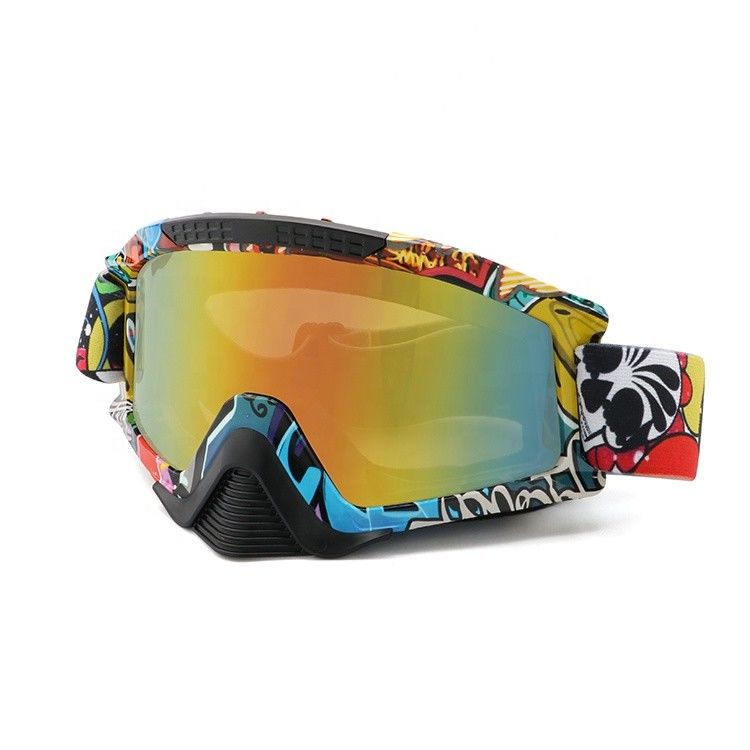 Óculos de proteção high-density de Off Road, lente à prova de explosões do PC dos vidros do motocross fornecedor